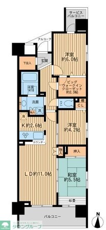 エコロジー錦糸町レジデンスの物件間取画像